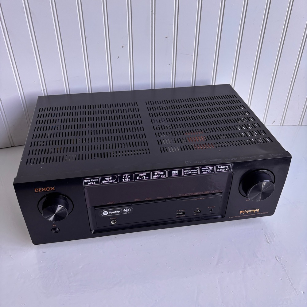 Denon AVR-X1300W 7.2 Ch 4K Ultra HD Network AV Receiver Dolby Atmos Bluetooth